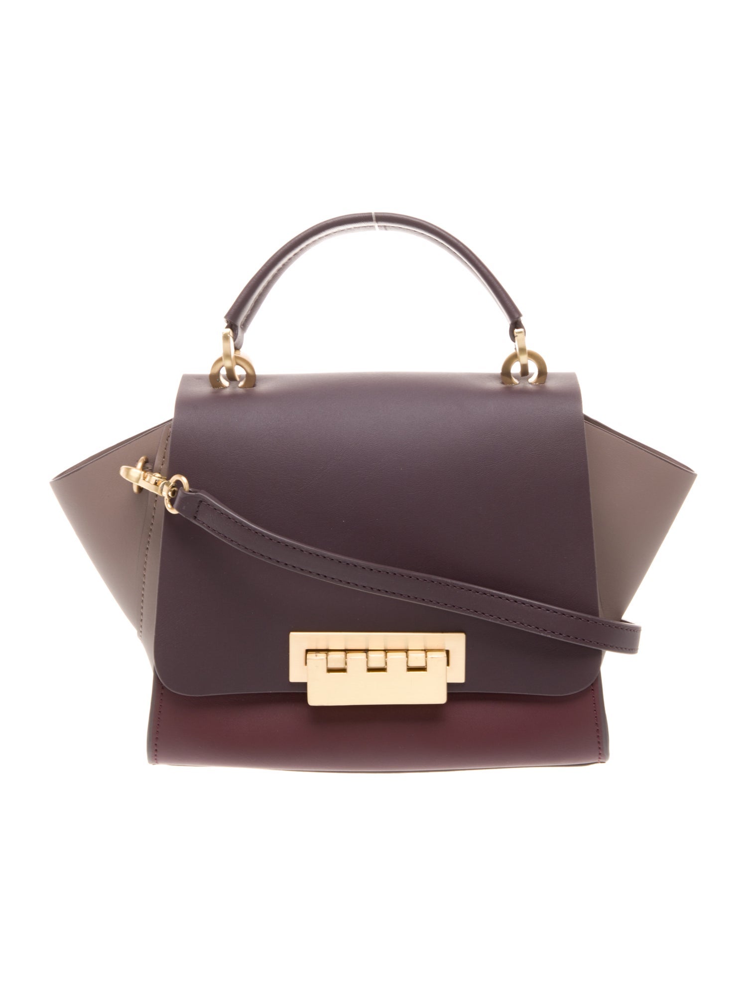 ZAC Zac Posen Leather Top Handle Bag